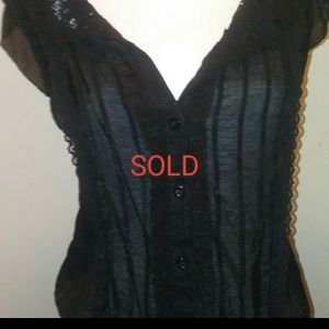 Black Blouse. (SOLD)